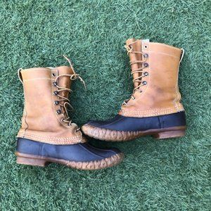 Vintage L.L. Bean Maine Hunting Duck Boots Shoe  Made in USA Men Sz 7 /Women 8.5